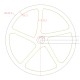 29er 5 Spokes Carbon MTB Wheel